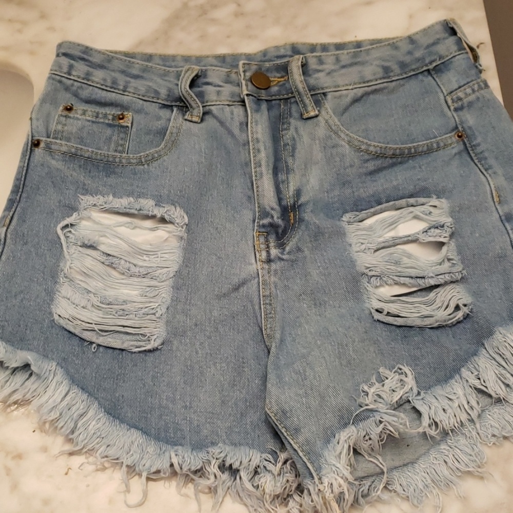 Denim Shorts-Never Worn.